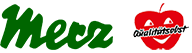 Logo Obsthandel Merz GmbH Schriftzug Merz und ein Apfel als Bild